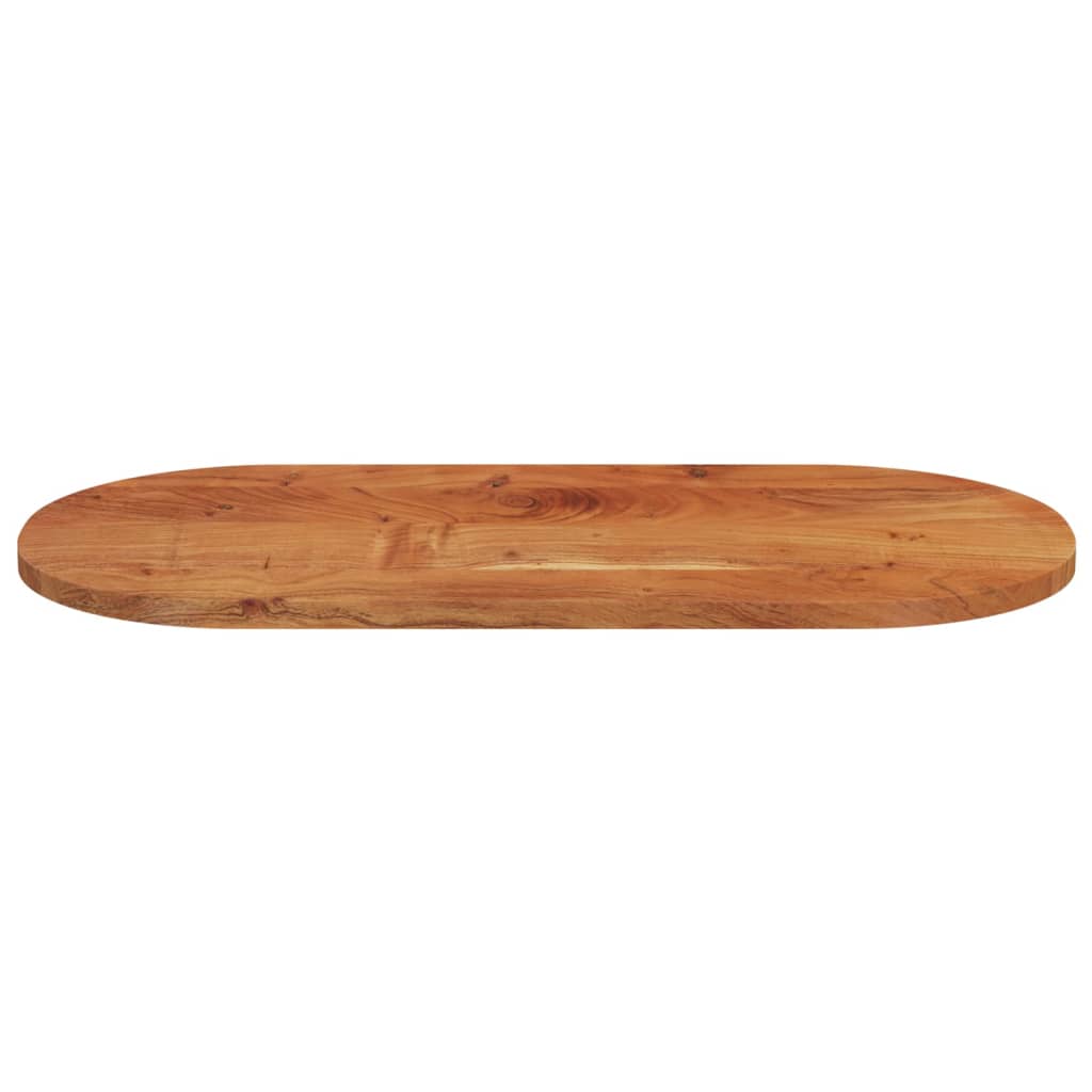 Stolna ploča 100x50x3,8 cm ovalna od masivnog drva bagrema