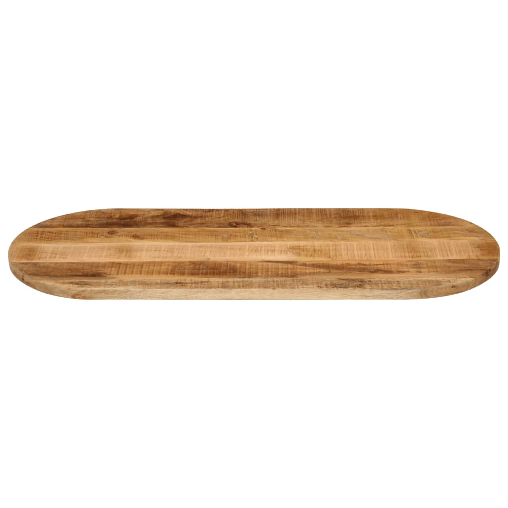 Stolna ploča 90x40x2,5 cm ovalna od masivnog grubog drva manga