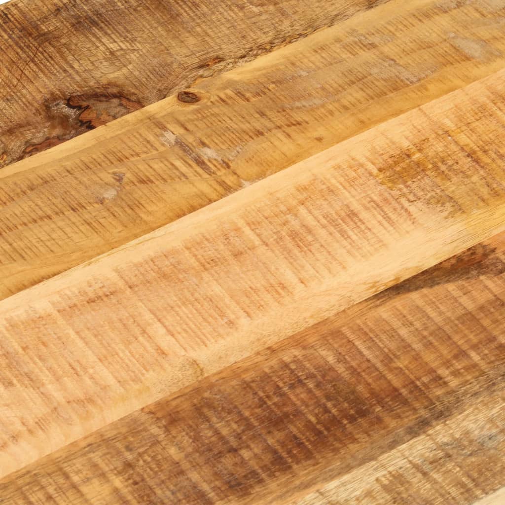 Stolna ploča 100x40x2,5 cm ovalna od masivnog grubog drva manga