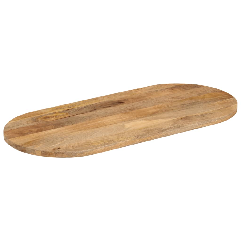 Stolna ploča 100x50x2,5 cm ovalna od masivnog drva manga