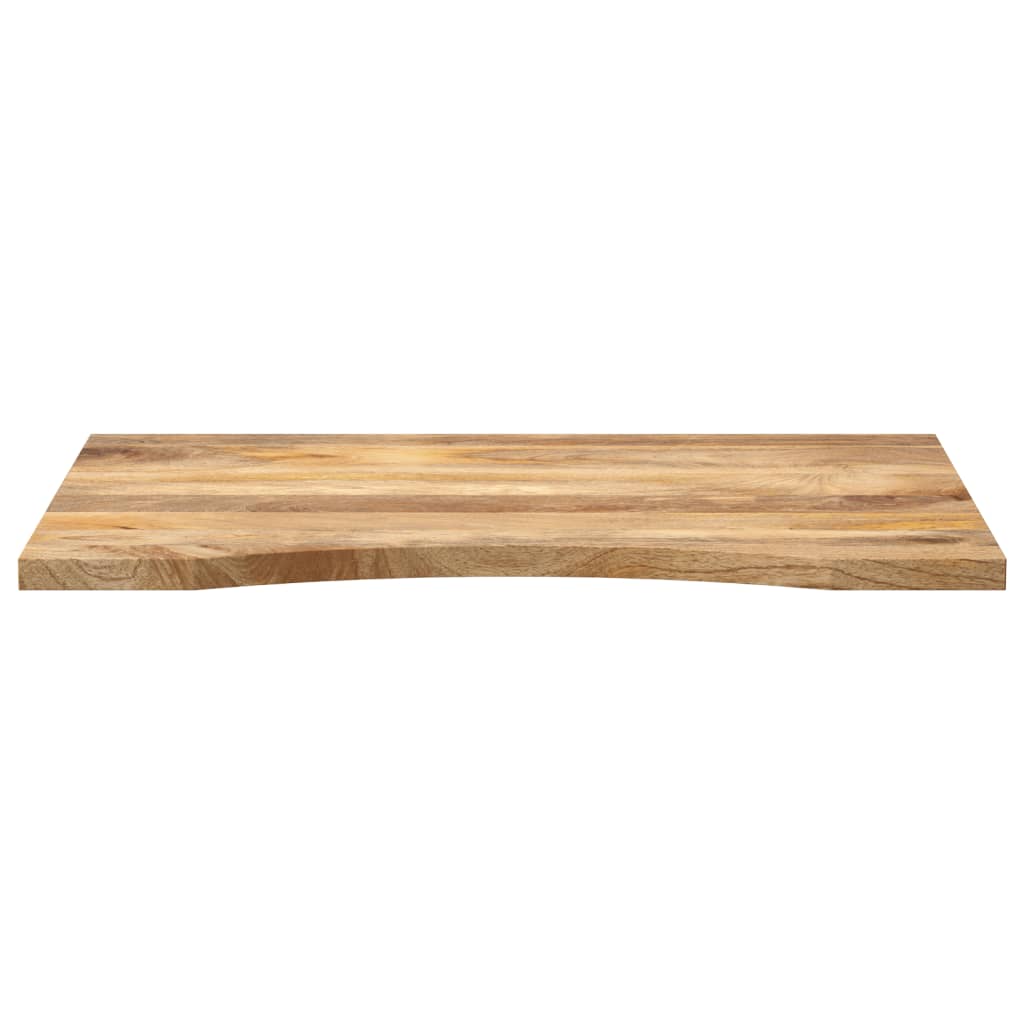 Ploča za radni stol zaobljena 100x50x2,5 cm od drva manga