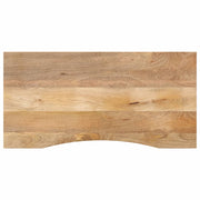 Ploča za radni stol zaobljena 110x50x2,5 cm od drva manga