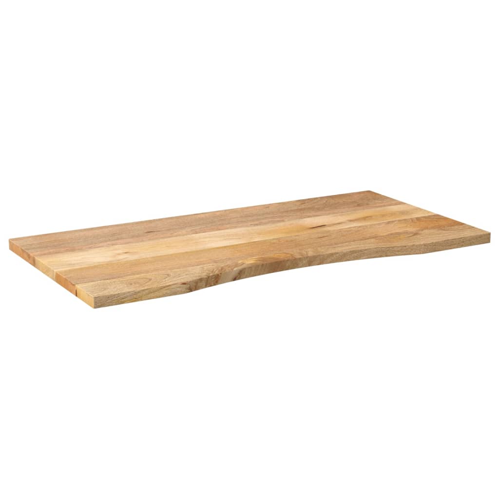 Ploča za radni stol zaobljena 110x50x2,5 cm od drva manga
