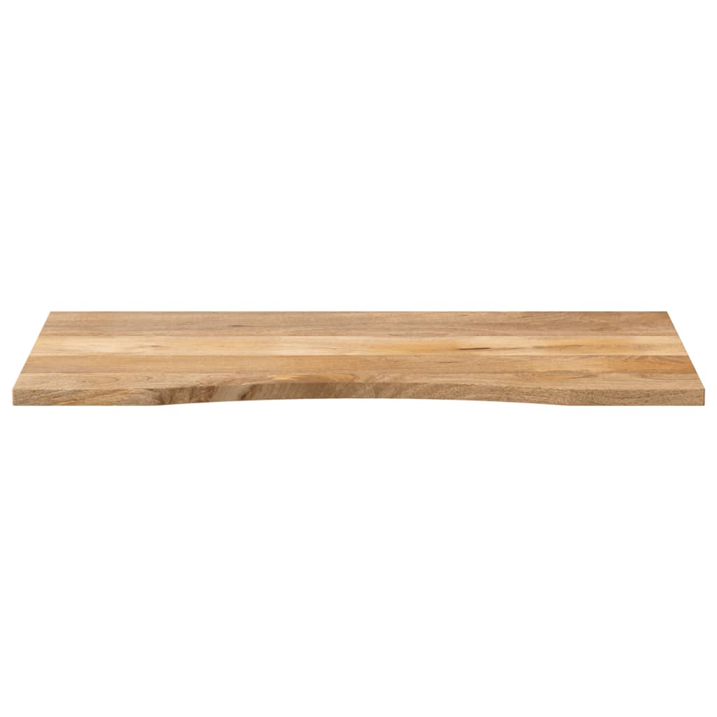 Ploča za radni stol zaobljena 120x50x2,5 cm od drva manga