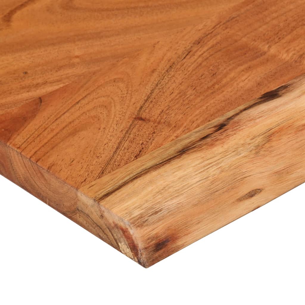 Zidna polica 70x20x2,5 cm pravokutna bagremovo drvo živi rub