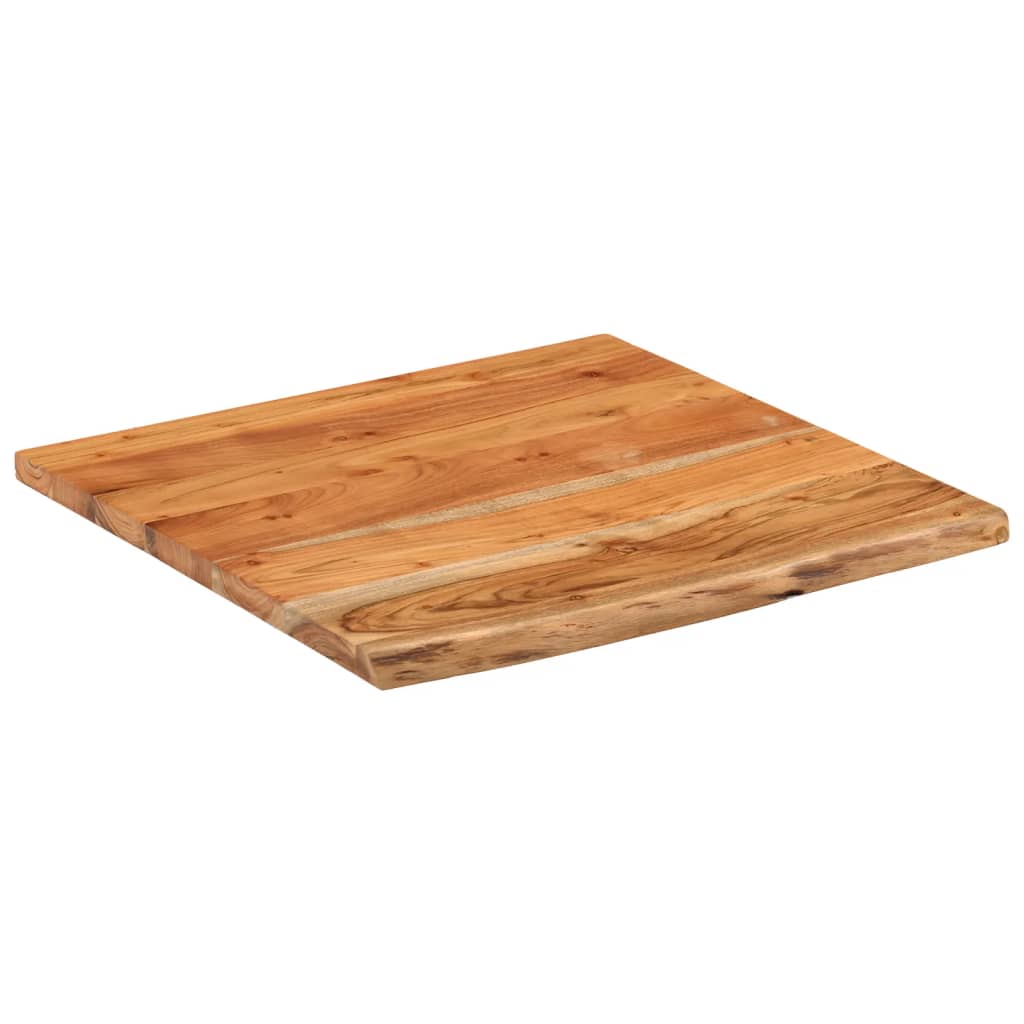 Kupaonska radna ploča 60x60x2,5 cm četvrtasta od drva bagrema
