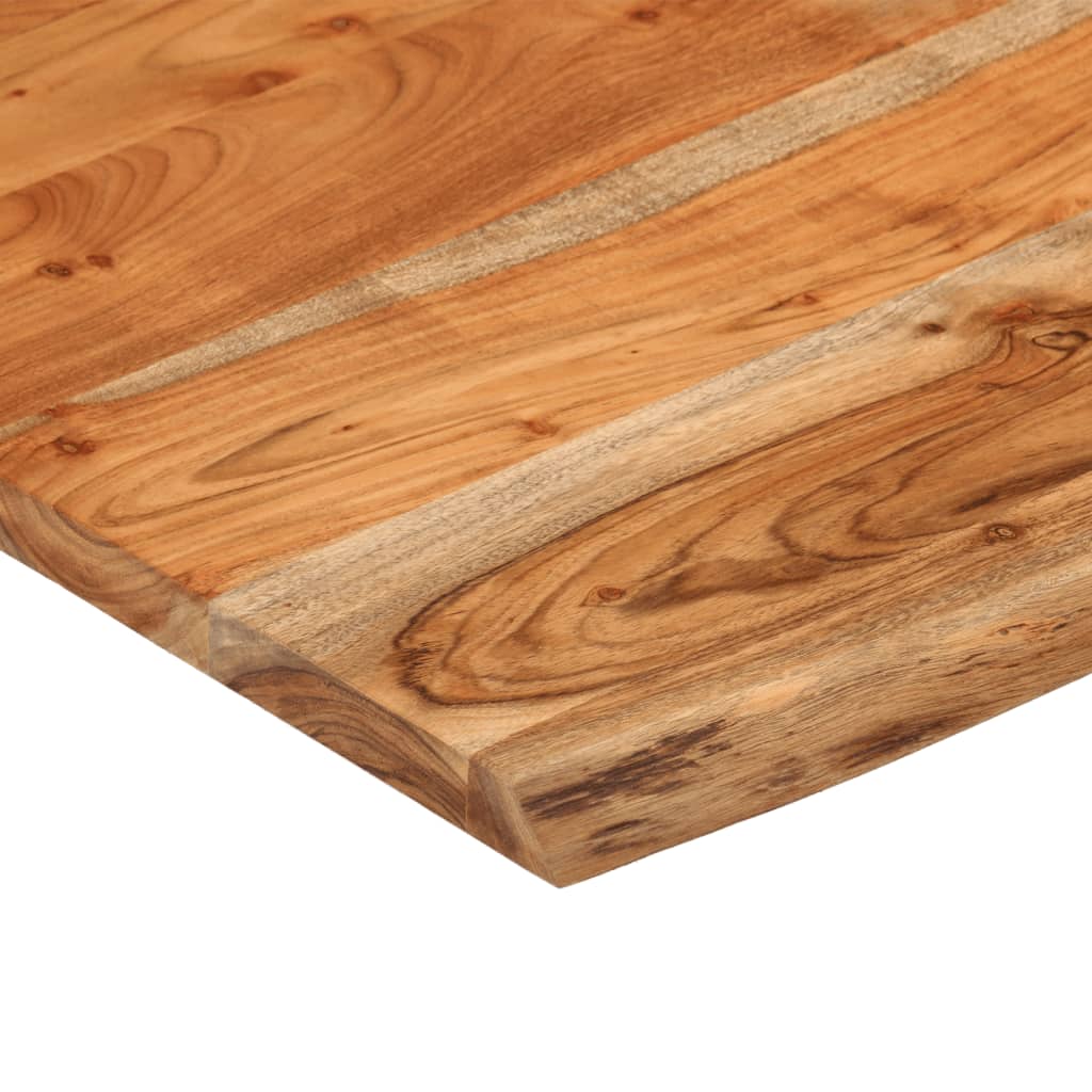 Kupaonska radna ploča 60x60x2,5 cm četvrtasta od drva bagrema
