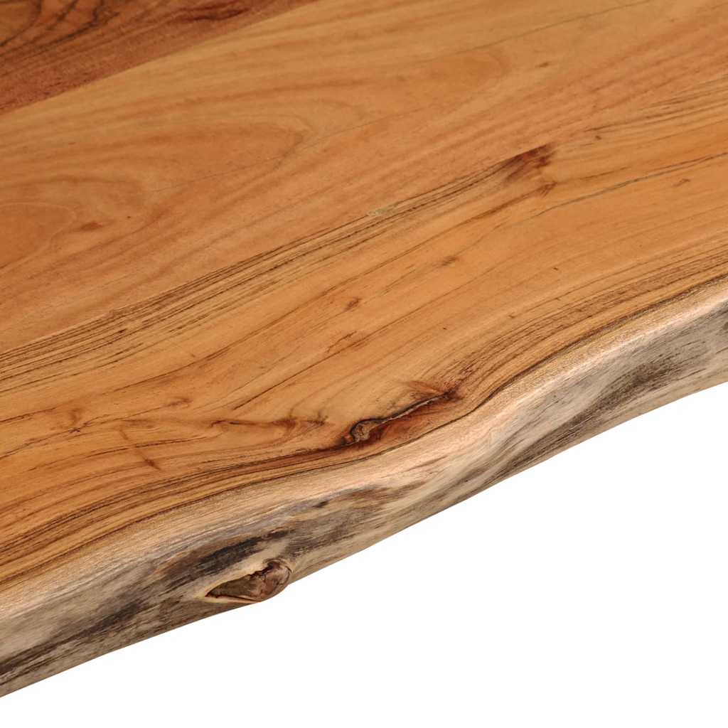 Kupaonska radna ploča 90x60x2,5 cm pravokutna od drva bagrema