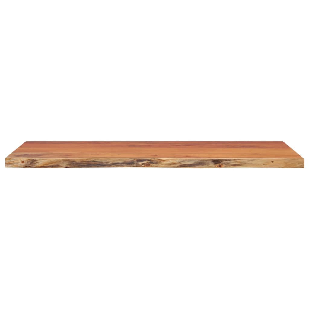 Kupaonska radna ploča 120x60x2,5 cm pravokutna od drva bagrema