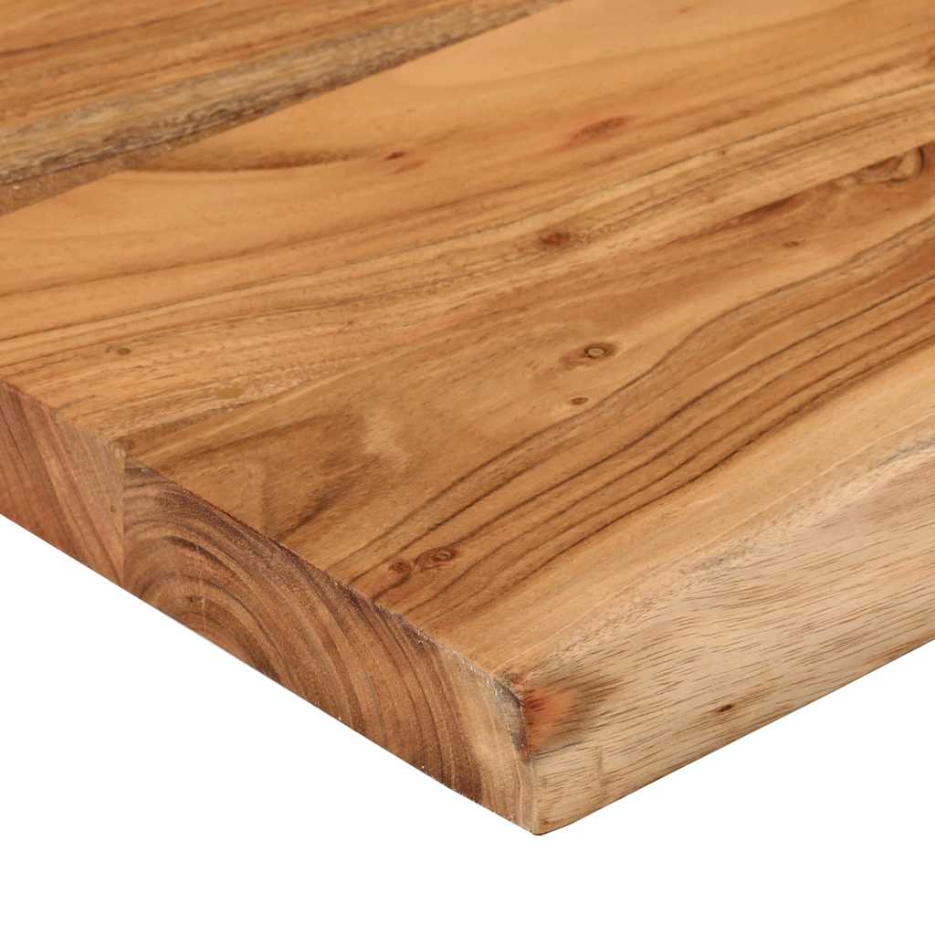 Kupaonska radna ploča 140x60x2,5 cm pravokutna od drva bagrema