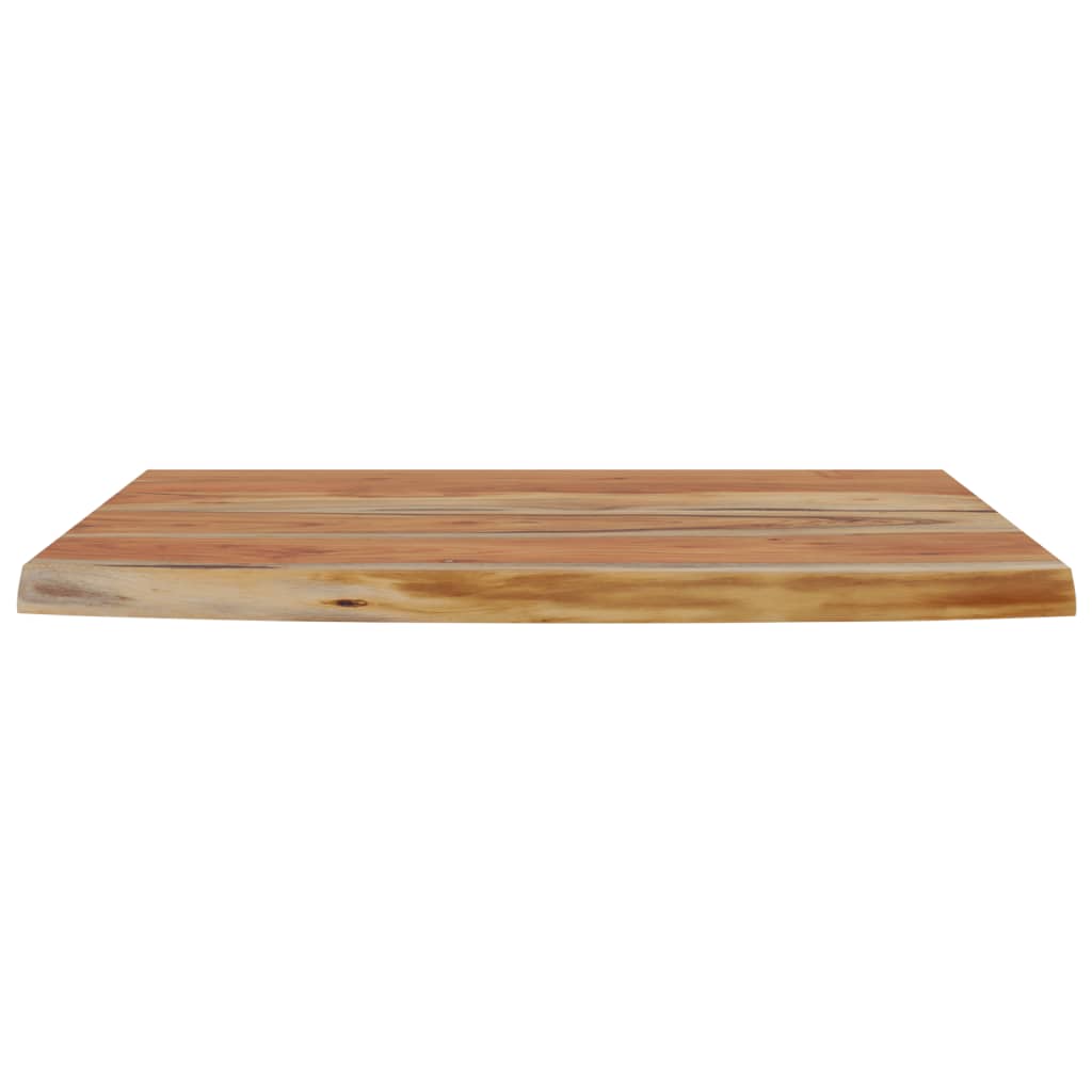 Zidna polica 50x30x3,8 cm pravokutna bagremovo drvo živi rub