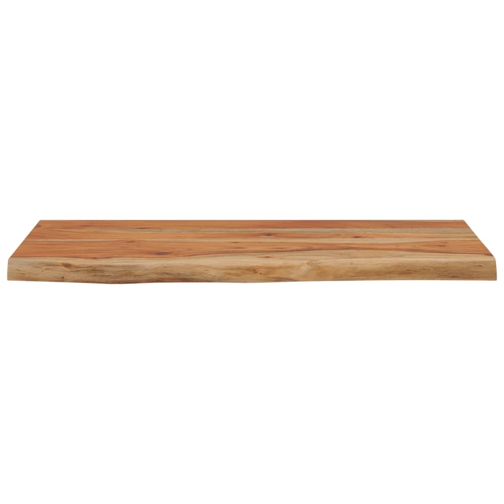 Zidna polica 60x30x3,8 cm pravokutna bagremovo drvo živi rub