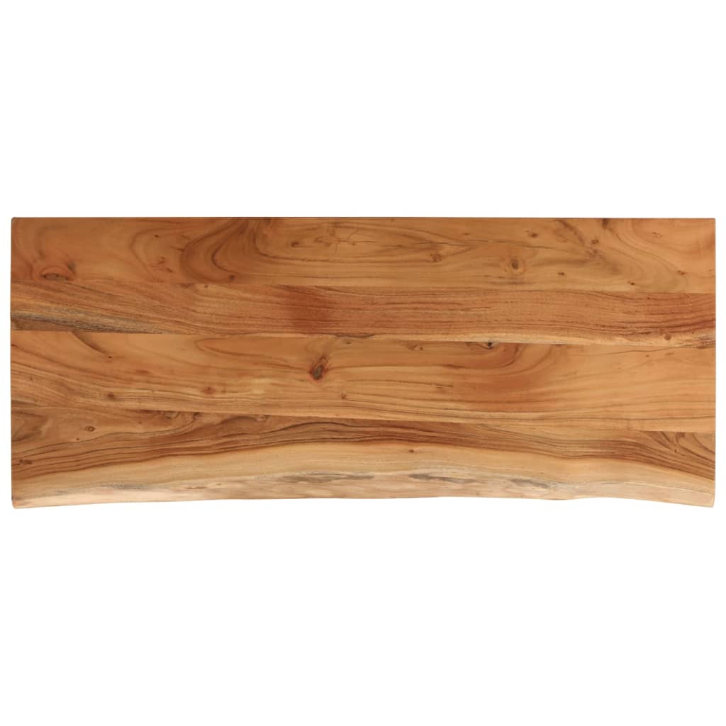 Stolna ploča 100x40x3,8 cm pravokutna od bagrema s živim rubom