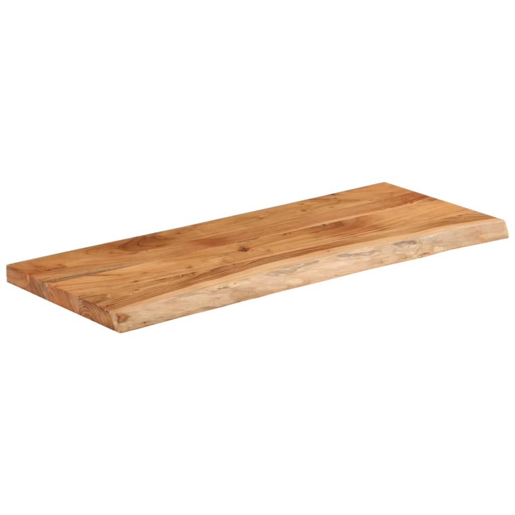 Stolna ploča 100x40x3,8 cm pravokutna od bagrema s živim rubom