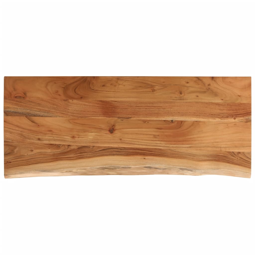 Stolna ploča 110x40x3,8 cm pravokutna od bagrema s živim rubom