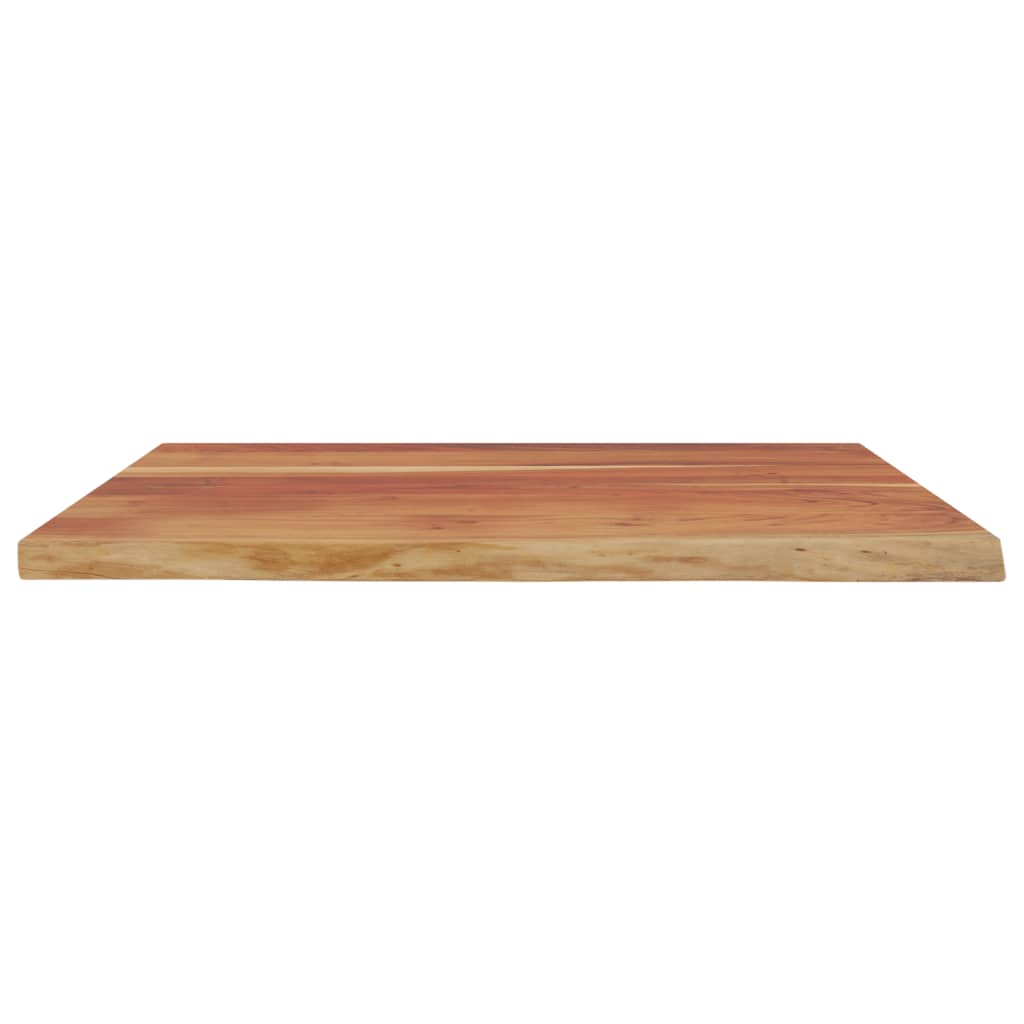 Stolna ploča 100x80x3,8 cm pravokutna bagremovo drvo živi rub