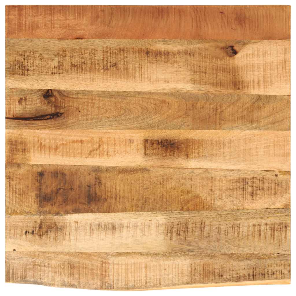 Stolna ploča 40 x 40 x 2,5 cm masivno drvo manga sa živim rubom