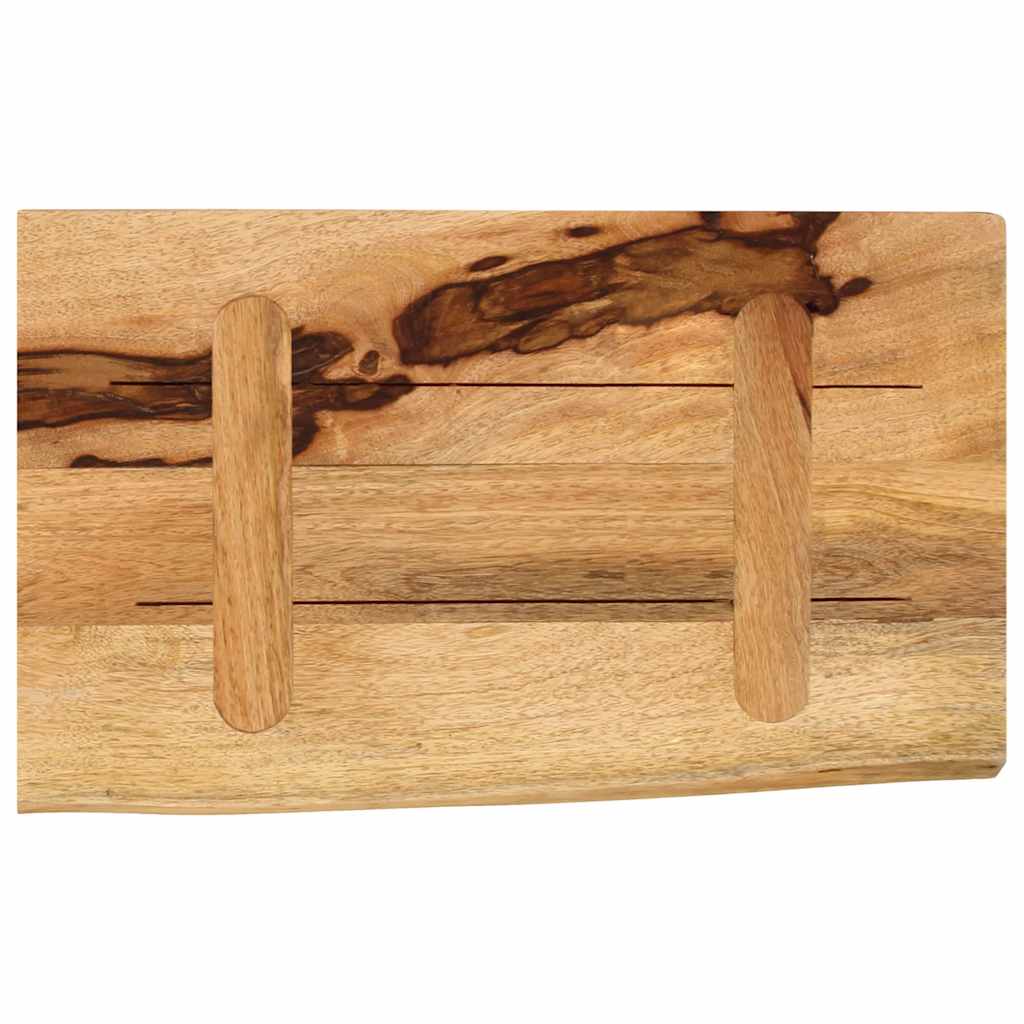 Stolna ploča 50 x 40 x 2,5 cm masivno drvo manga sa živim rubom