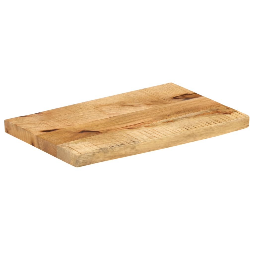 Stolna ploča 60 x 40 x 2,5 cm masivno drvo manga sa živim rubom