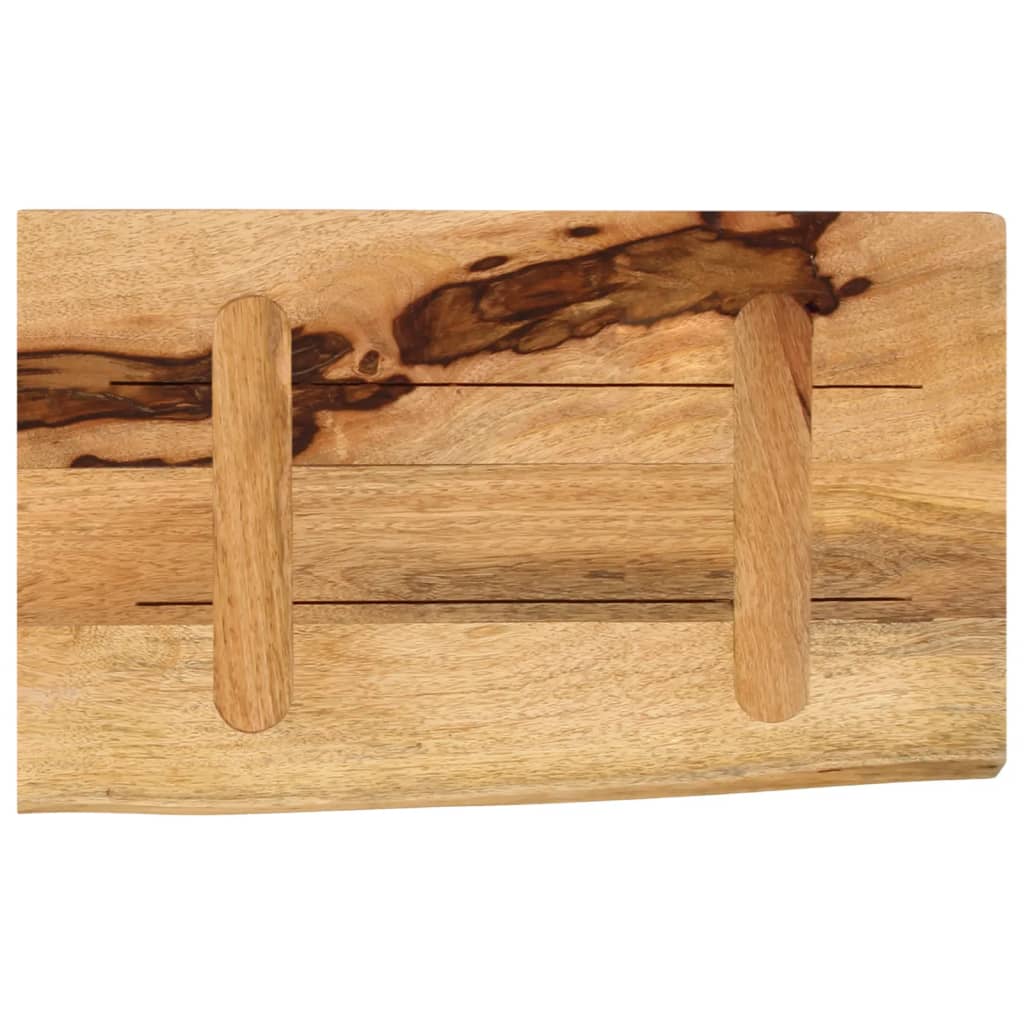 Stolna ploča 60 x 40 x 2,5 cm masivno drvo manga sa živim rubom