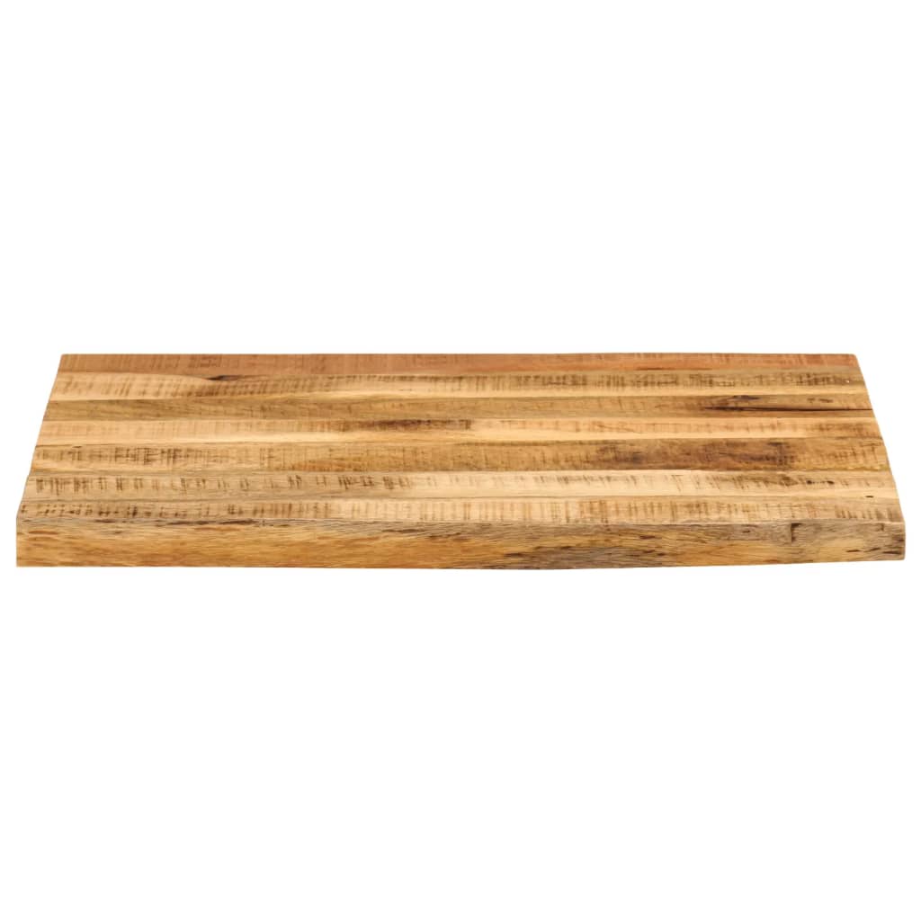 Stolna ploča 60 x 60 x 2,5 cm masivno drvo manga sa živim rubom