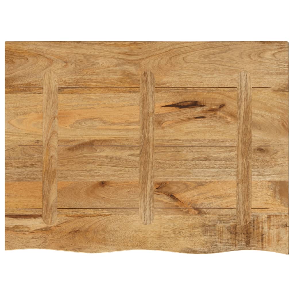Stolna ploča 90 x 60 x 2,5 cm masivno drvo manga sa živim rubom