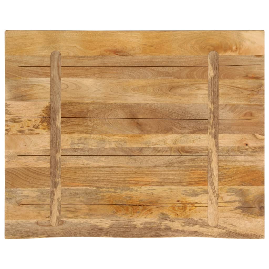 Stolna ploča 100x80x2,5 cm masivno drvo manga sa živim rubom
