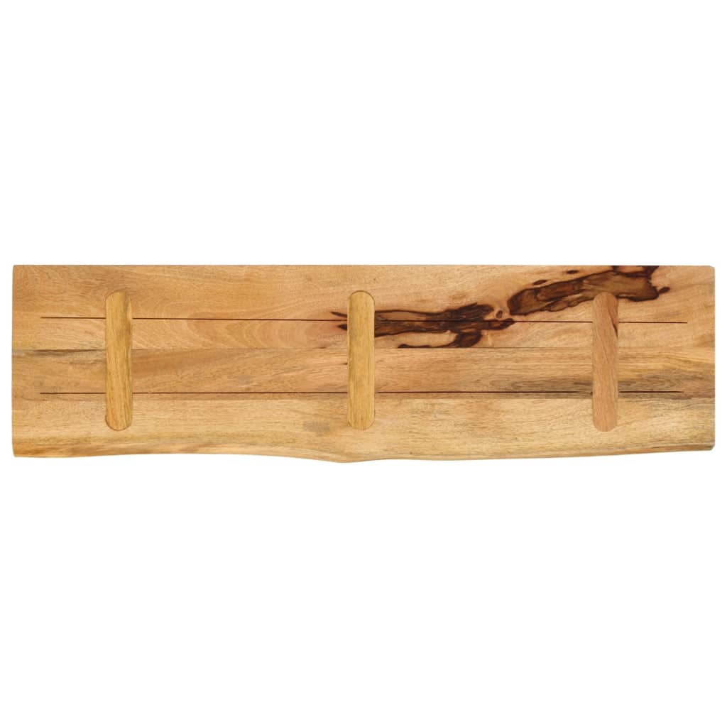 Stolna ploča 120x30x3,8 cm masivno drvo manga sa živim rubom