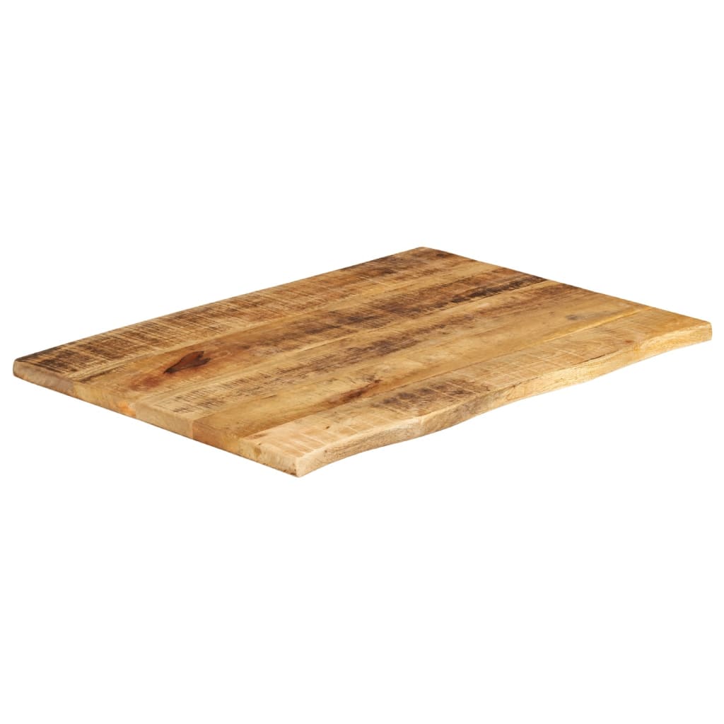Stolna ploča 70 x 60 x 3,8 cm masivno drvo manga sa živim rubom