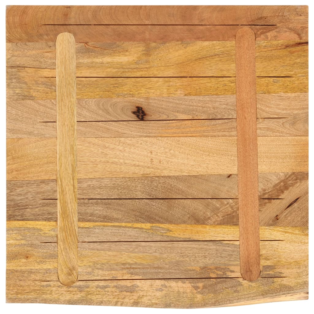 Stolna ploča 80x80x3,8 cm masivno drvo manga sa živim rubom