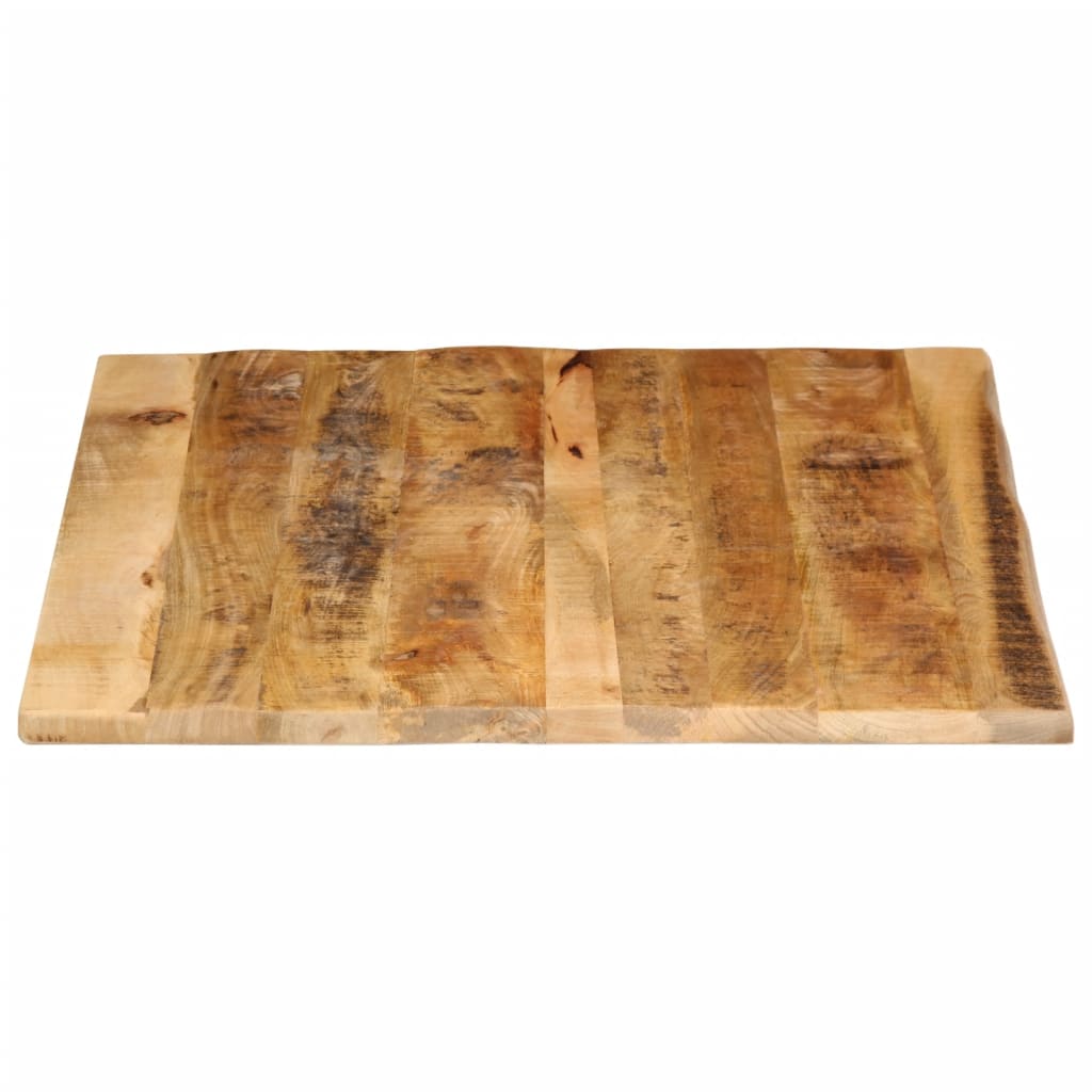 Stolna ploča 90 x 80 x 3,8 cm masivno drvo manga sa živim rubom
