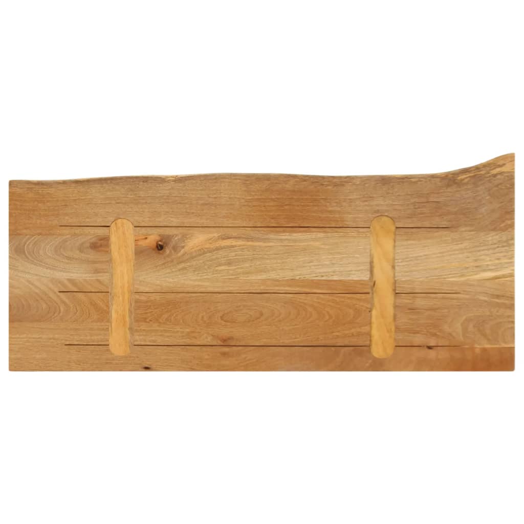 Stolna ploča sa živim rubom 90x30x2,5 cm od masivnog drva manga