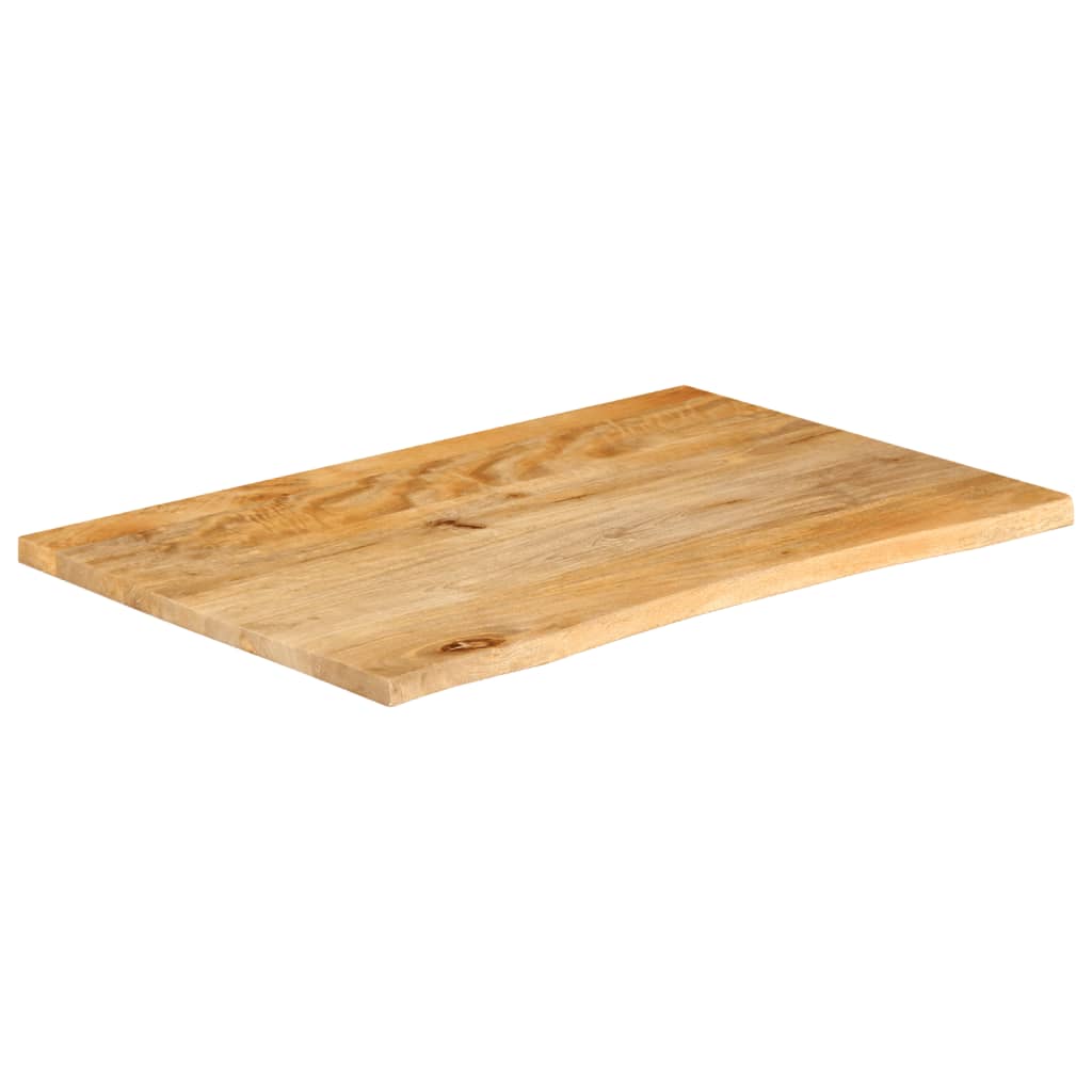 Stolna ploča sa živim rubom 90x60x2,5 cm od masivnog drva manga