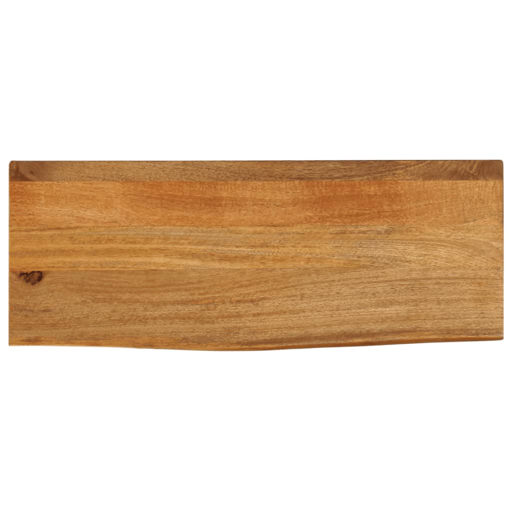 Stolna ploča sa živim rubom 80x40x2,5 cm od masivnog drva manga