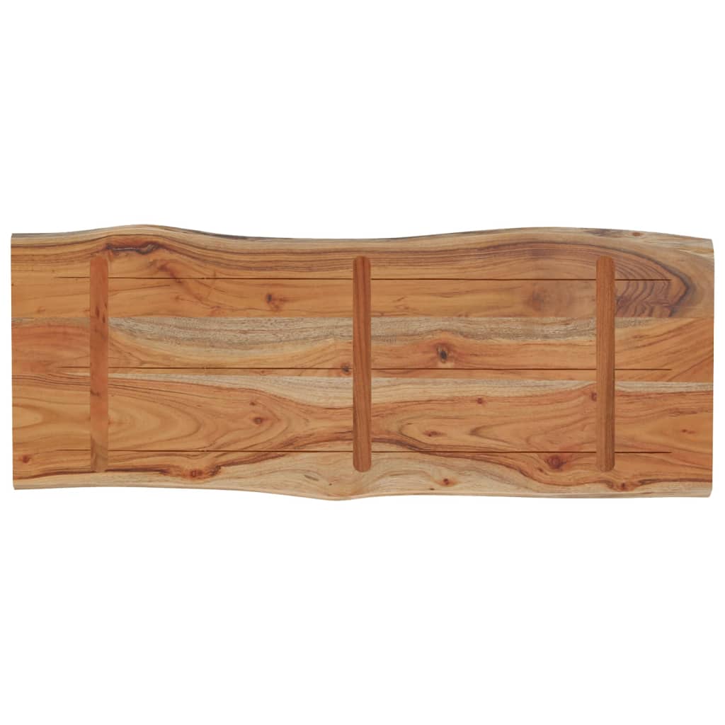 Stolna ploča 90x40x2,5 cm pravokutna bagremovo drvo živi rub