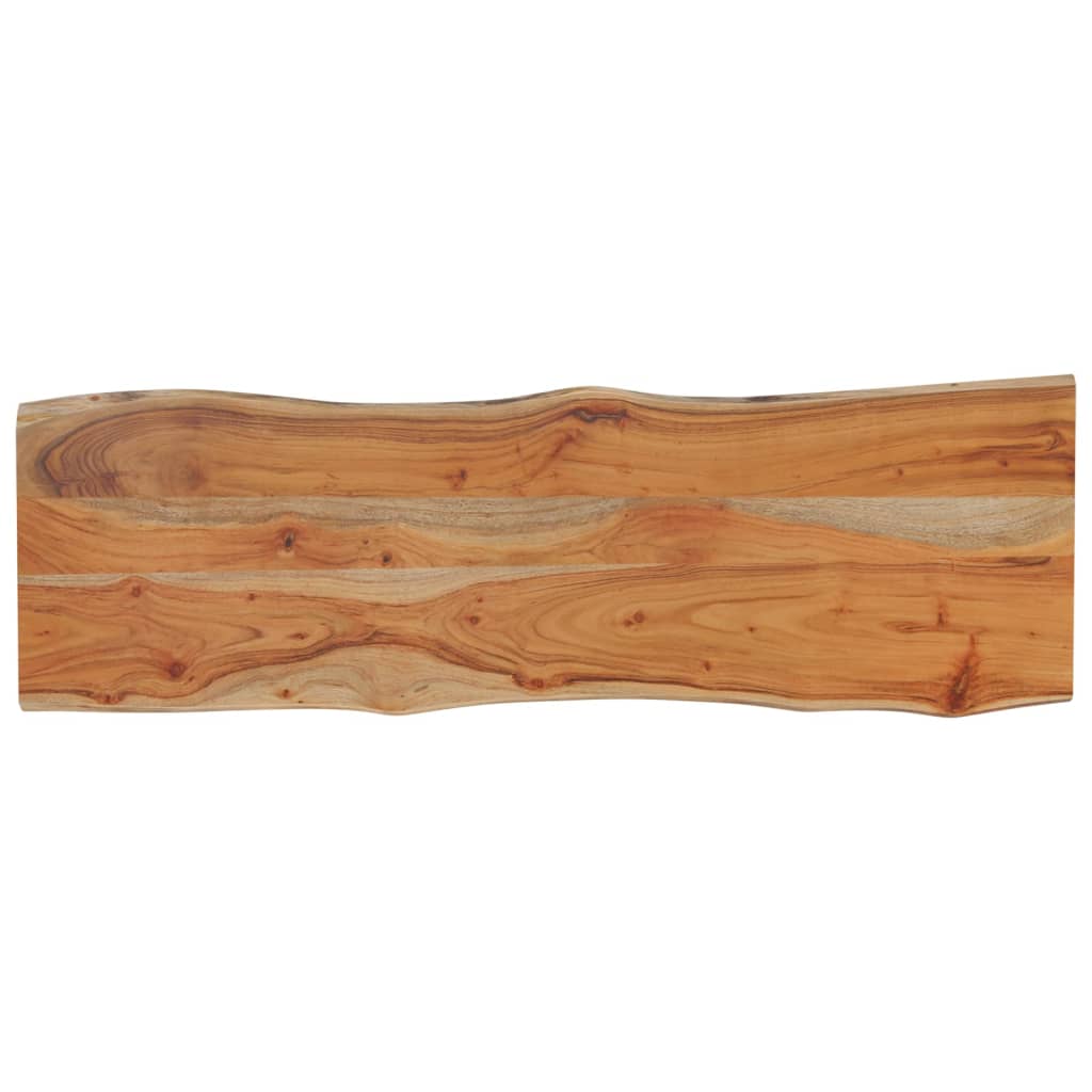 Stolna ploča 110x40x2,5 cm pravokutna bagremovo drvo živi rub