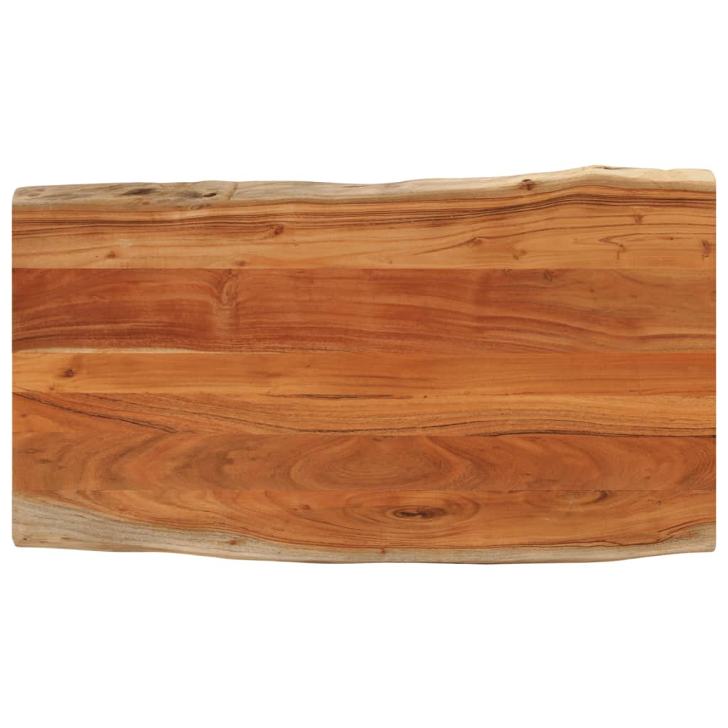 Stolna ploča 120x60x2,5 cm pravokutna bagremovo drvo živi rub