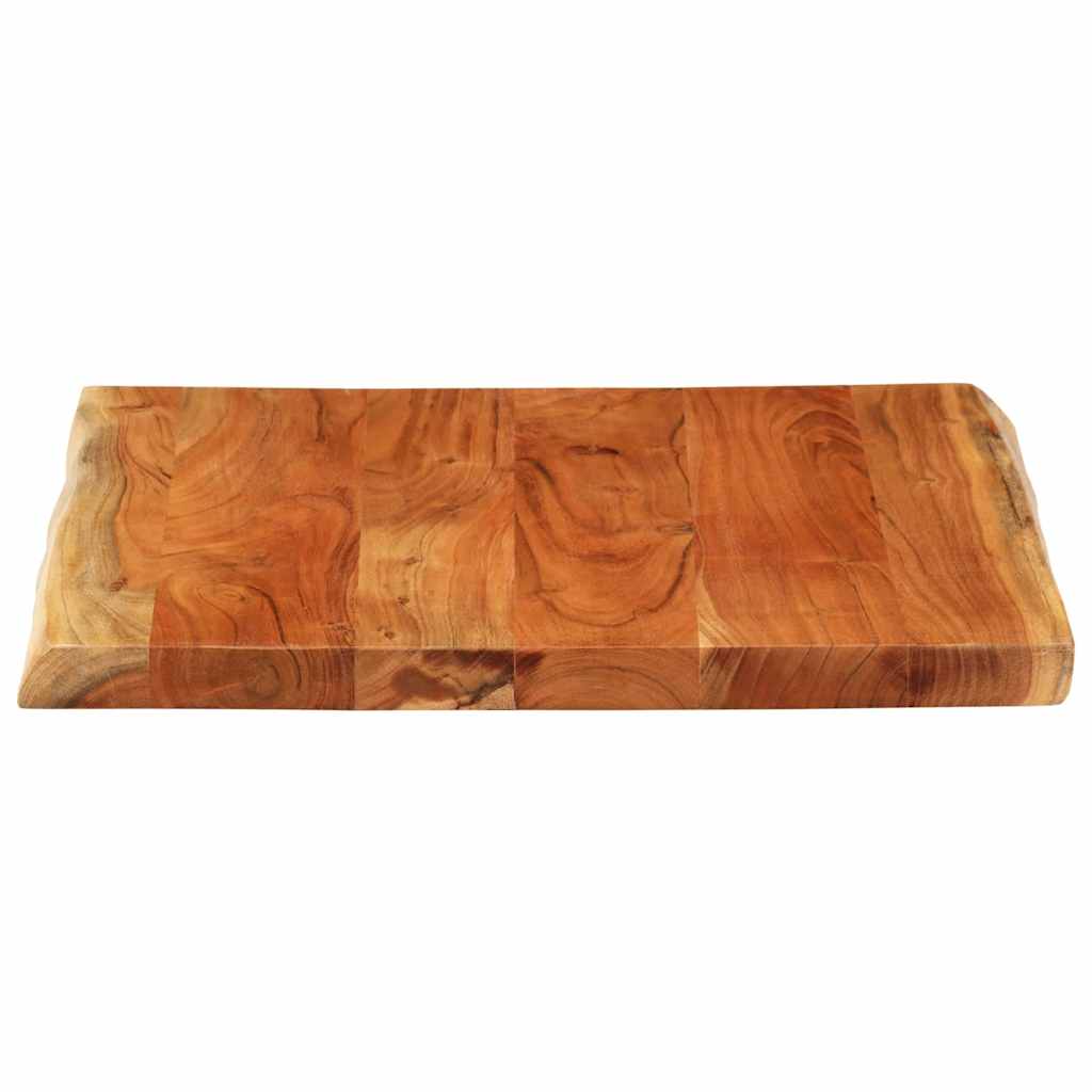 Stolna ploča 80x80x2,5 cm četvrtasta od bagrema sa živim rubom