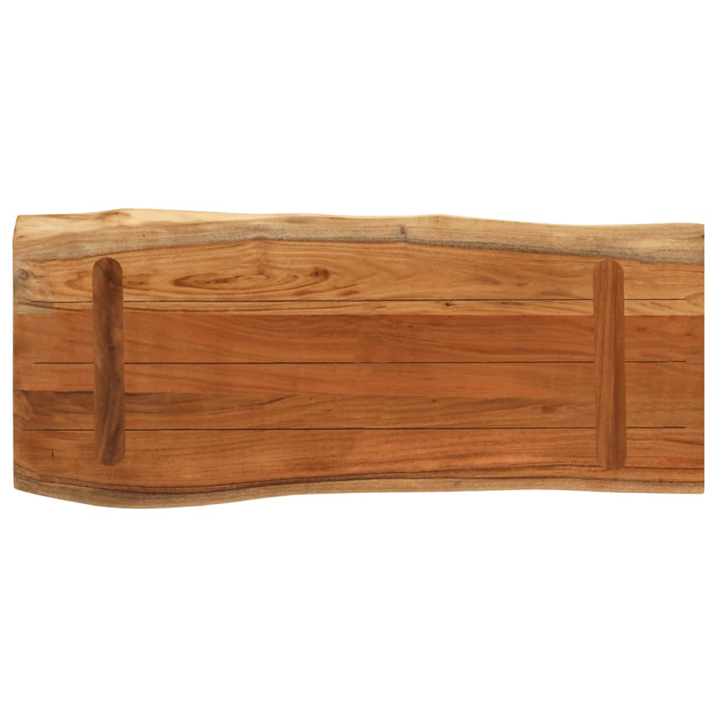 Stolna ploča 80x40x3,8 cm pravokutna bagremovo drvo živi rub