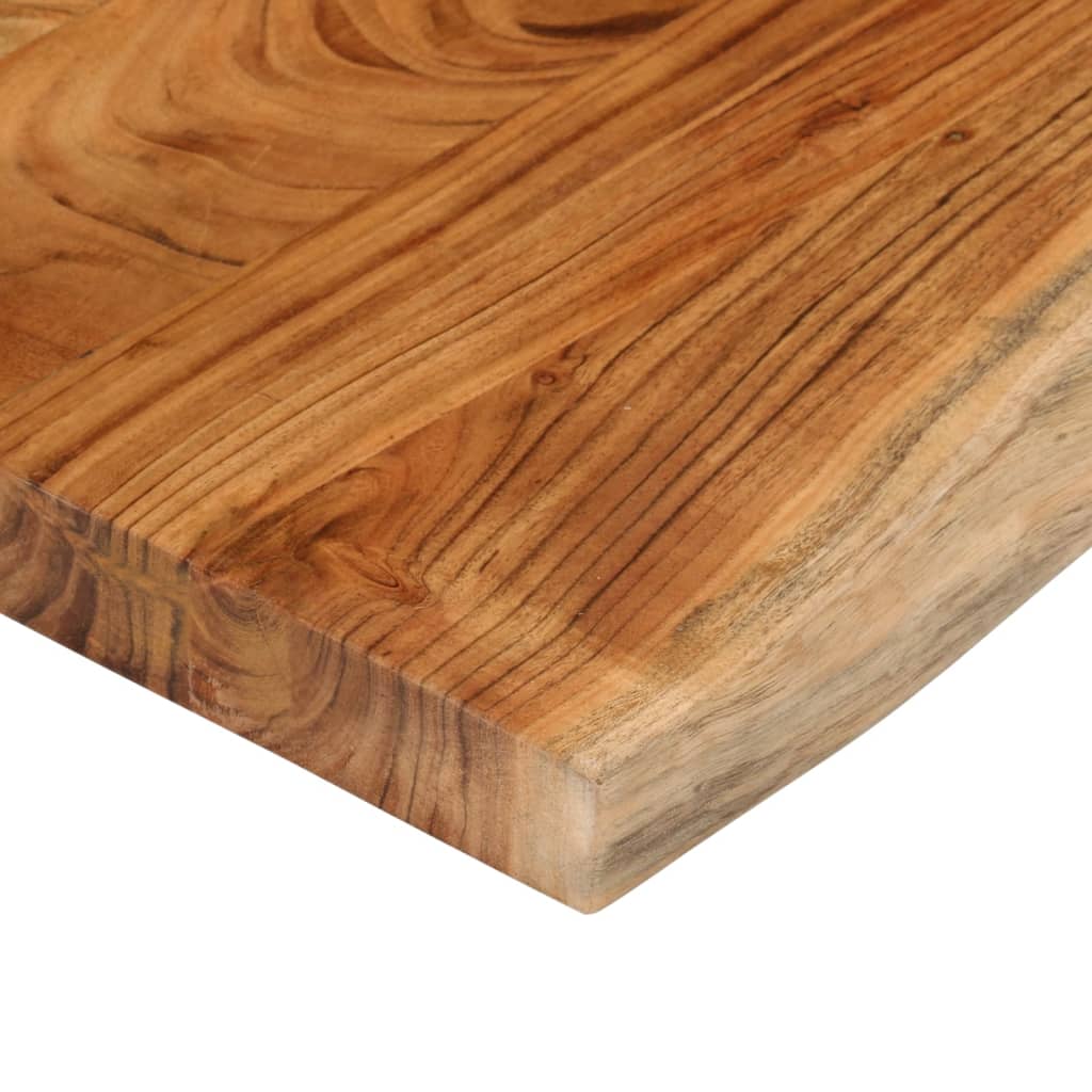 Stolna ploča 120x40x3,8 cm pravokutna bagremovo drvo živi rub