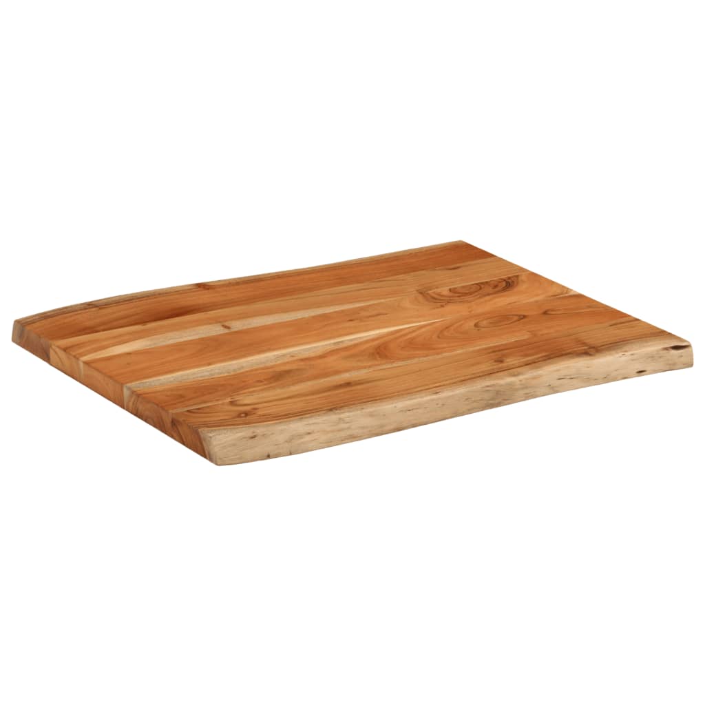 Stolna ploča 90x60x3,8 cm pravokutna bagremovo drvo živi rub