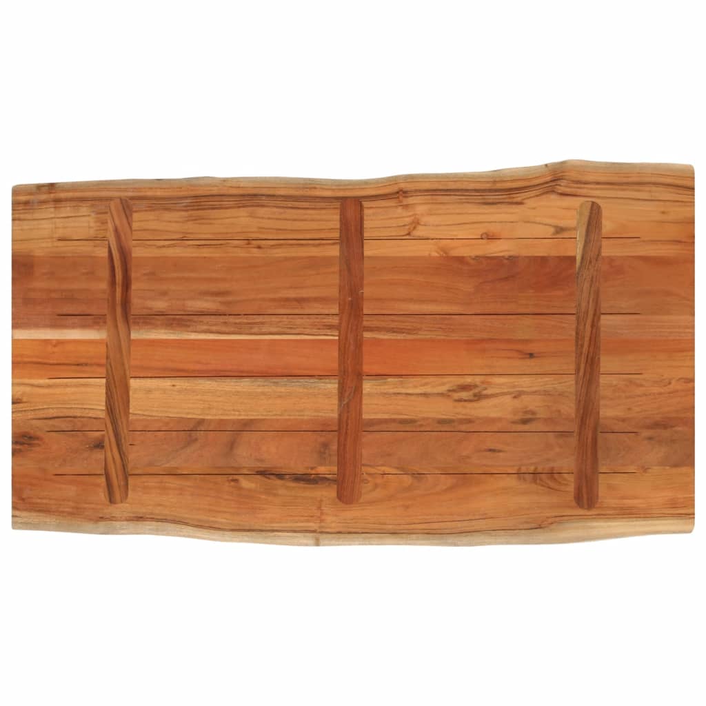 Stolna ploča 110x60x3,8 cm pravokutna bagremovo drvo živi rub