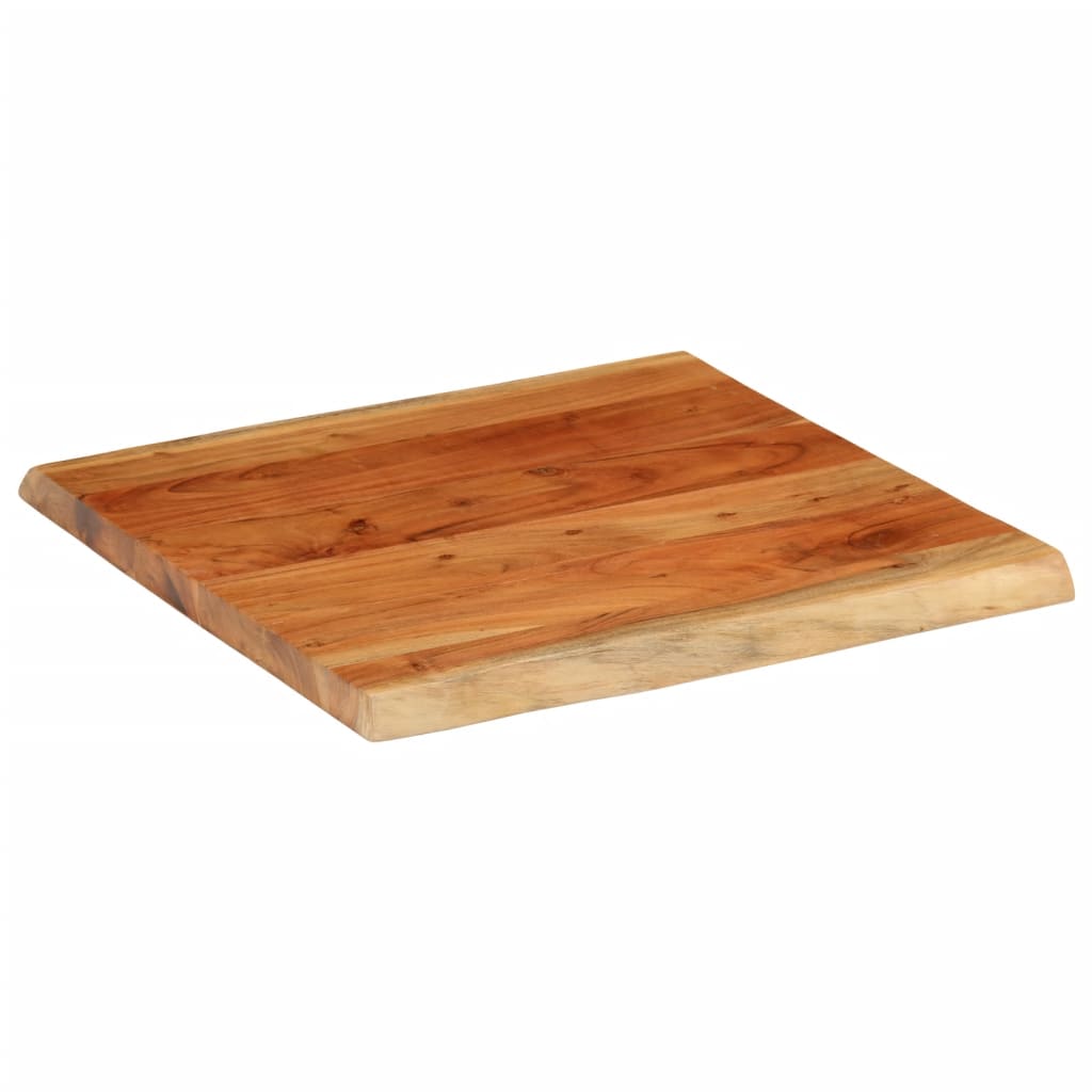 Stolna ploča 80x80x3,8 cm četvrtasta od bagrema sa živim rubom
