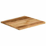 Stolna ploča sa živi rub 40x40x2,5 cm masivno grubo drvo manga