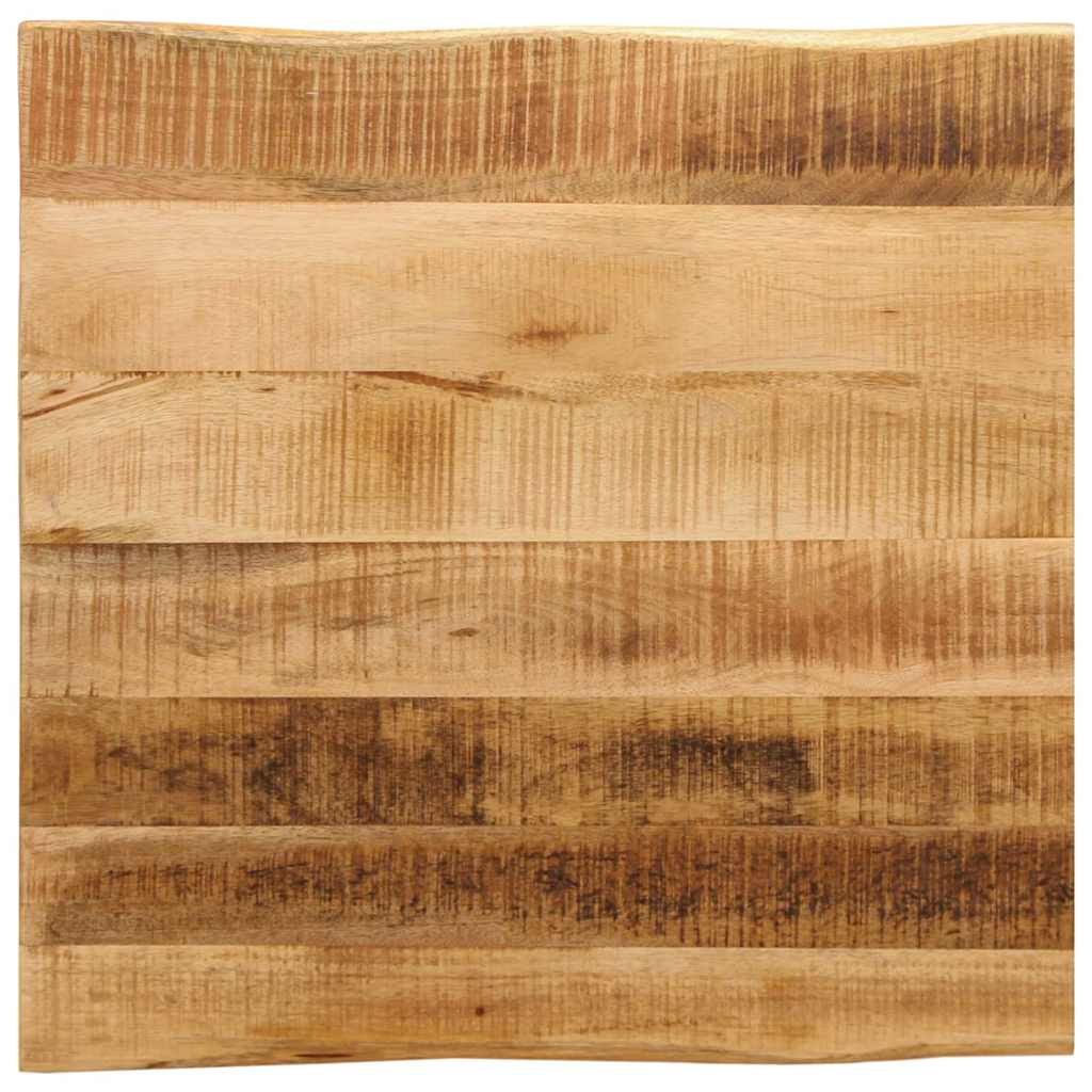 Stolna ploča sa živi rub 40x40x2,5 cm masivno grubo drvo manga