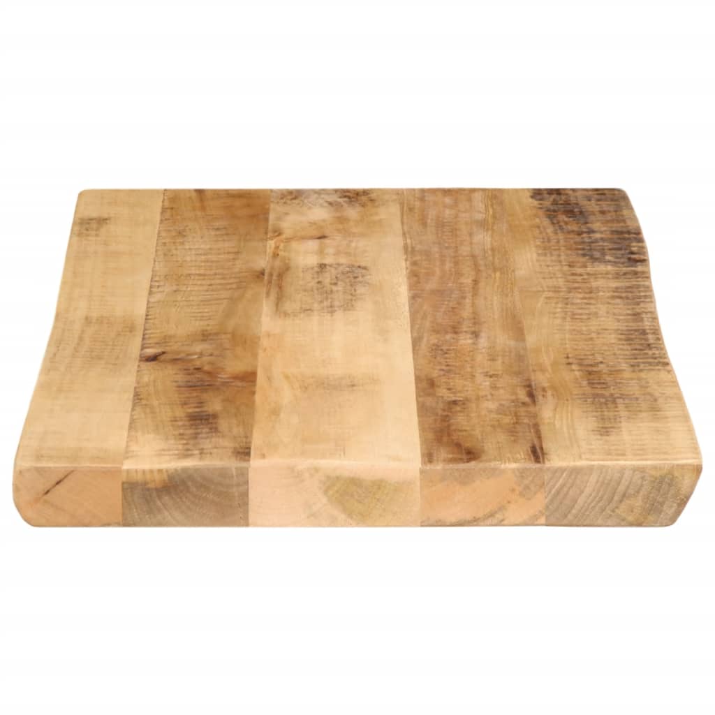 Stolna ploča sa živi rub 60x40x2,5 cm masivno grubo drvo manga