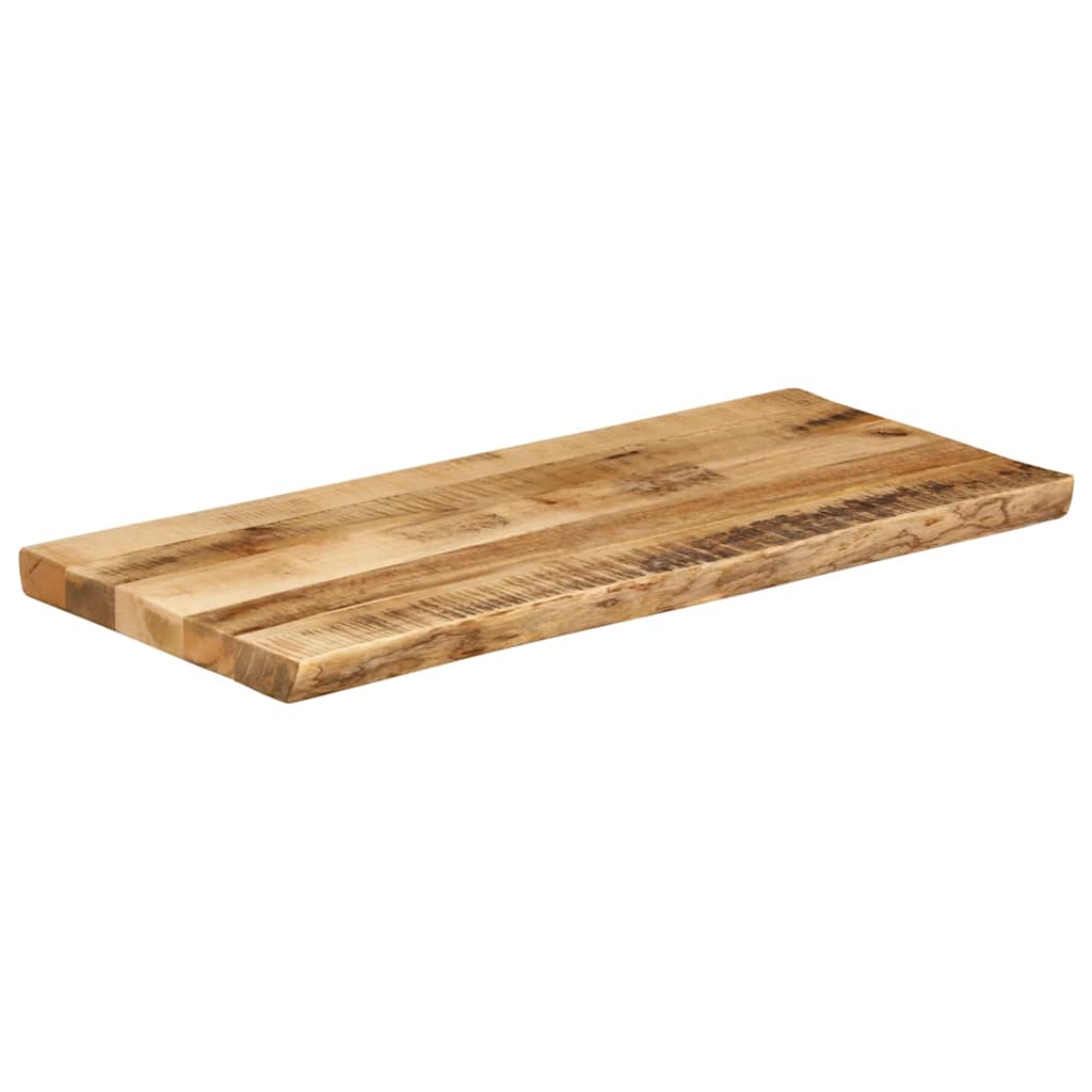 Stolna ploča sa živi rub 100x40x2,5cm masivno grubo drvo manga