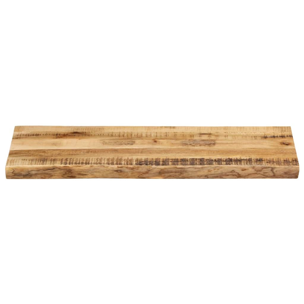 Stolna ploča sa živi rub 100x40x2,5cm masivno grubo drvo manga
