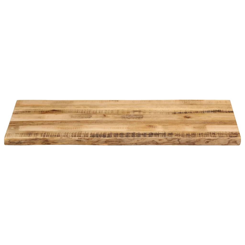 Stolna ploča sa živi rubm 120x60x2,5cm masivno grubo drvo manga
