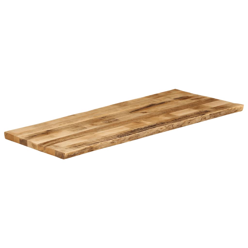 Stolna ploča sa živi rub 140x60x2,5cm masivno grubo drvo manga